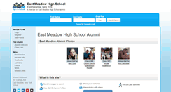 Desktop Screenshot of eastmeadowhighschool.org