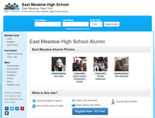 Tablet Screenshot of eastmeadowhighschool.org